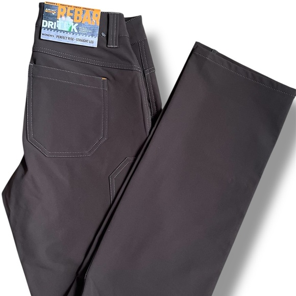 Ariat Pants - Ariat Rebar Perfect Rise Straight Leg Pants Green Women’s 25L Work New NWT